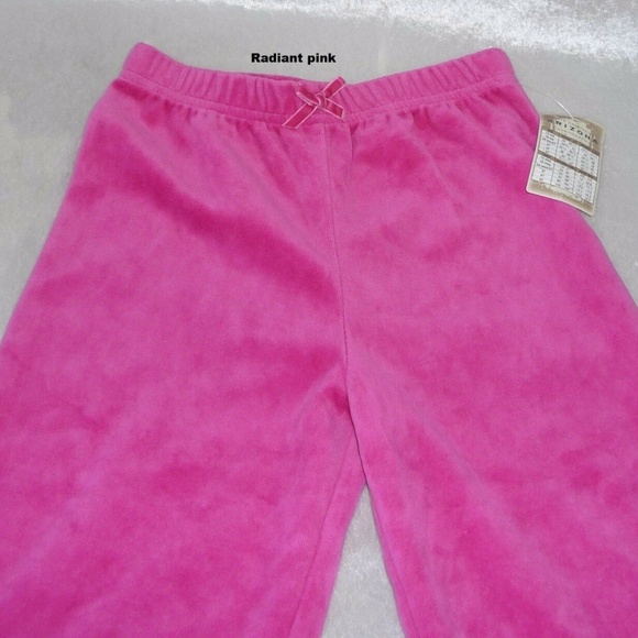 Girls Fleece Pants Arizona size 12M 18M 4T NEW - Picture 2 of 4